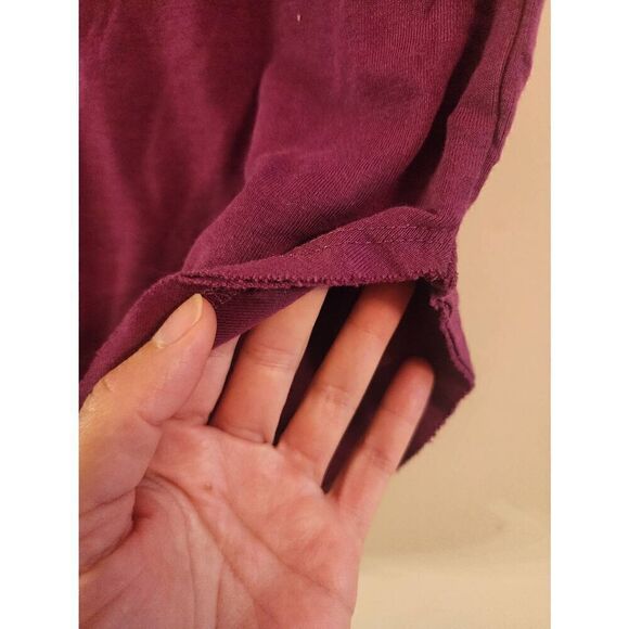 Free People Magenta mock neck tank tunic size Medium NWOT - Picture 3 of 6